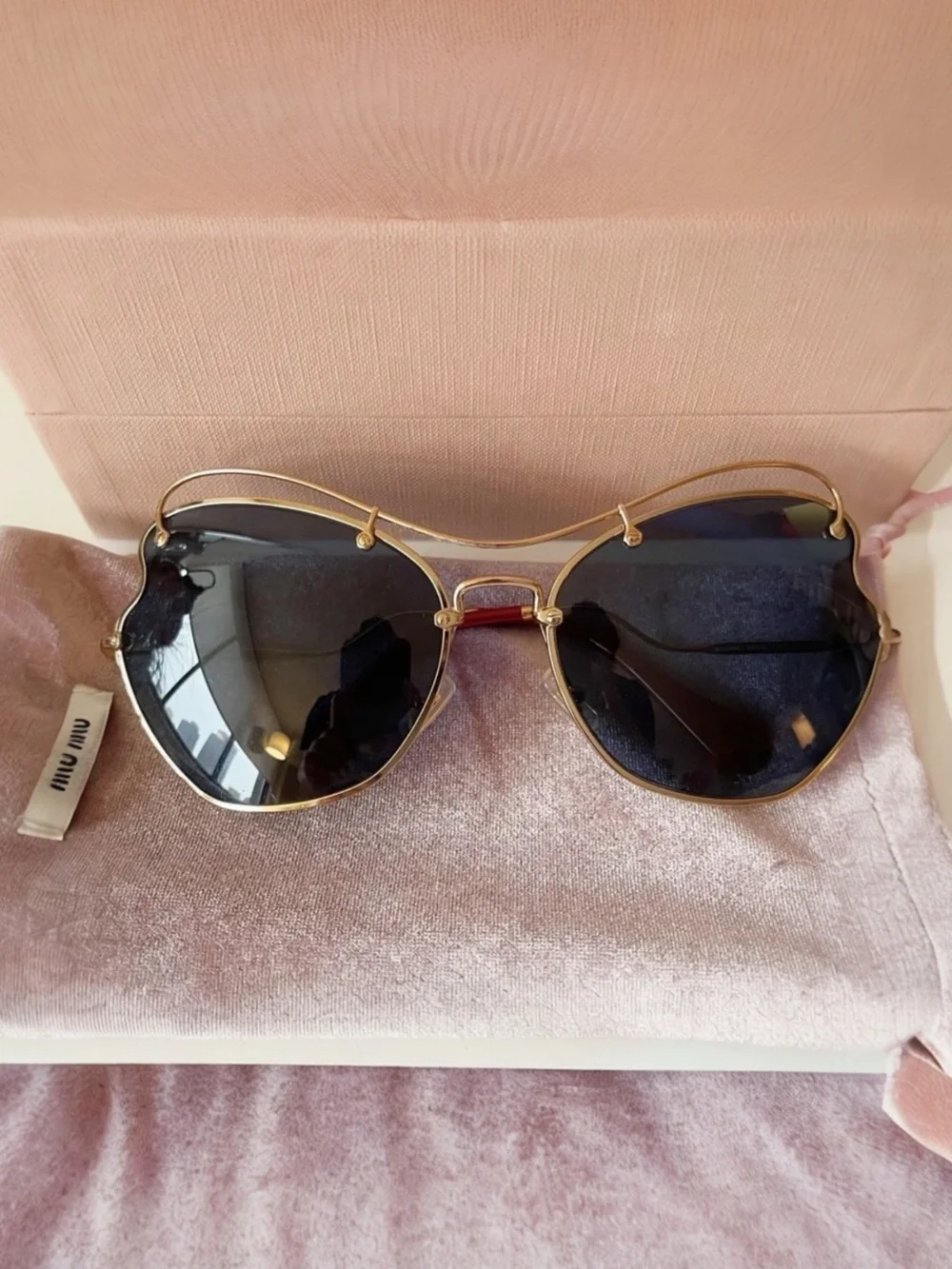 MIU MIU large aviator‎ sunglasses